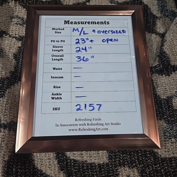 Long Leopard Cardigan Sweater Duster M/L AltardState Oversized Stretch Open Cozy - Picture 2 of 16